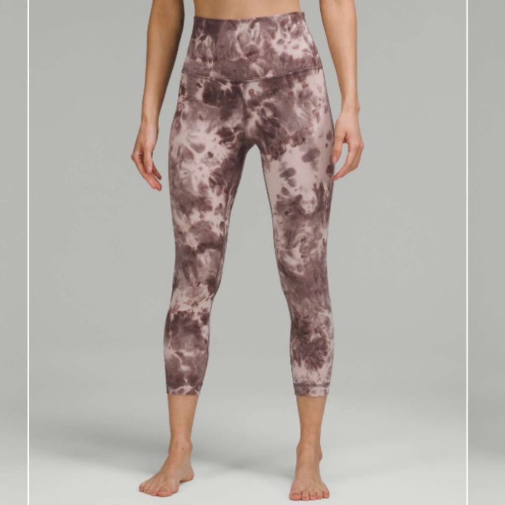 Lululemon Align High Rise Crop 23  Size 4 Yoga Stretch Nulu Athletic  Comfort
